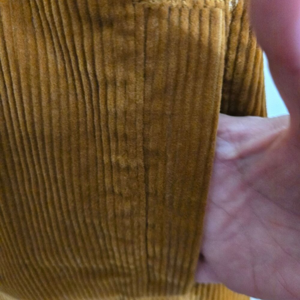 Madewell NWT Corduroy Yorkway Shirt Jacket Antique Gold Size 1x - Picture 10 of 10
